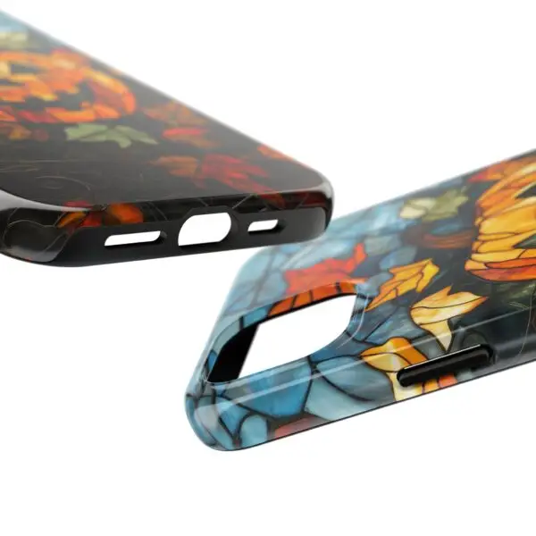 Luminous Lantern Halloween Stained Glass Tough Phone Case for iPhone and Samsung - Image 98