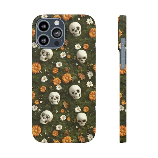Autumn Requiem Mossy Autumn Skull Slim Phone Case for iPhone and Samsung - Image 26