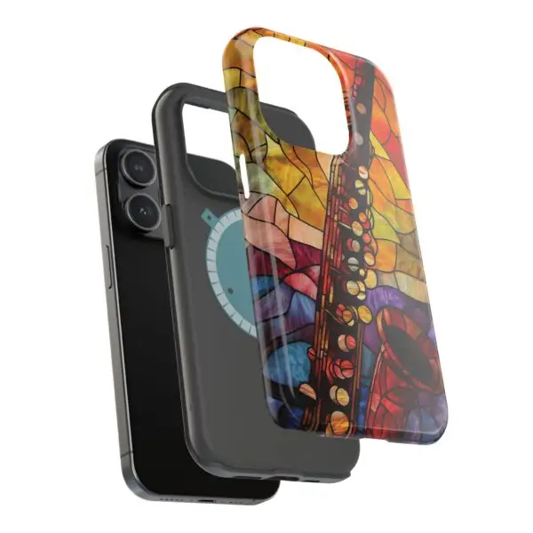 Symphonic Stained Glass Oboe Magnetic Tough Case for iPhone and Samsung - Image 92