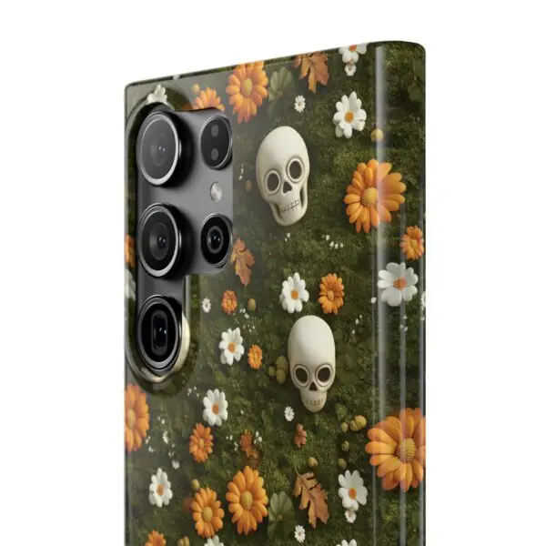 Autumn Requiem Mossy Autumn Skull Slim Phone Case for iPhone and Samsung - Image 54