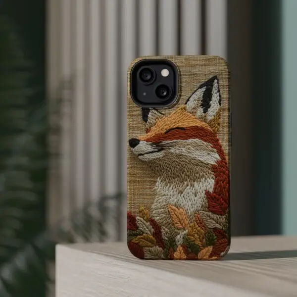 Autumn Whimsy Fox Magnetic Tough Case for iPhone and Samsung - Image 49