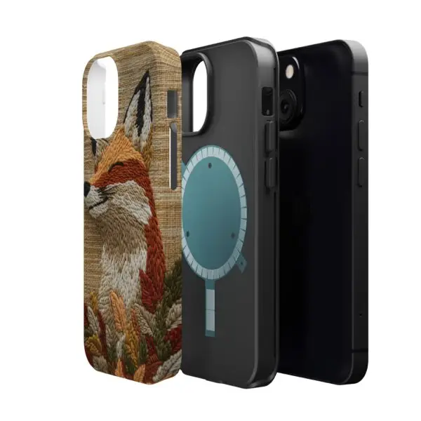 Autumn Whimsy Fox Magnetic Tough Case for iPhone and Samsung - Image 62