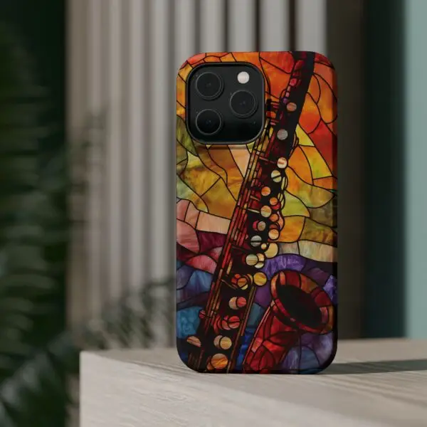 Symphonic Stained Glass Oboe Magnetic Tough Case for iPhone and Samsung - Image 44