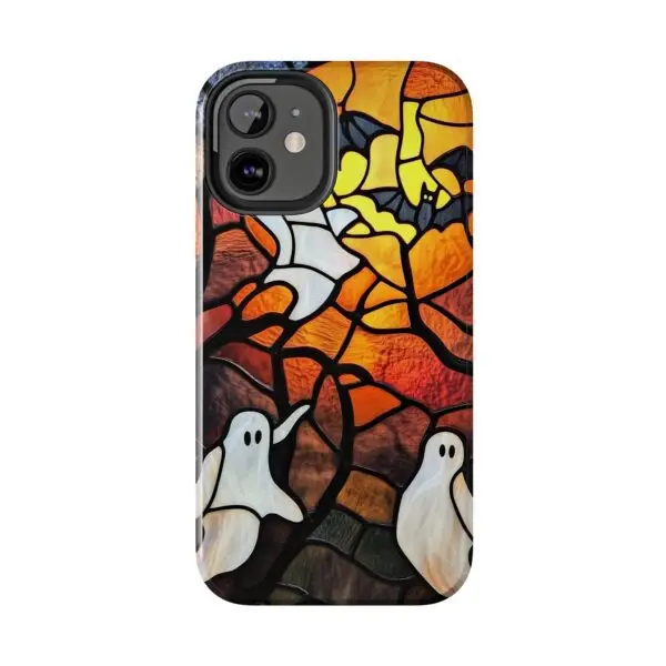 Spectral Stained Glass Halloween Tough Phone Case for iPhone and Samsung - Image 42