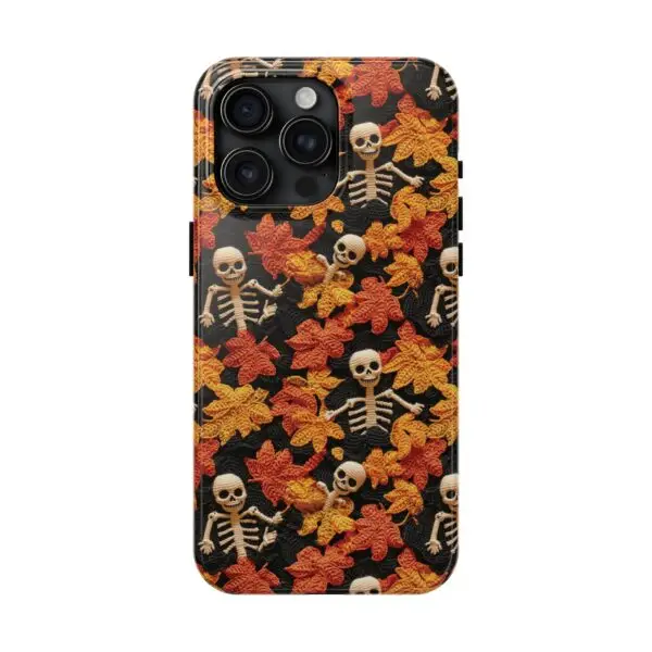 3D Autumn Skeleton Tough Phone Cases for iPhone and Samsung - Image 102