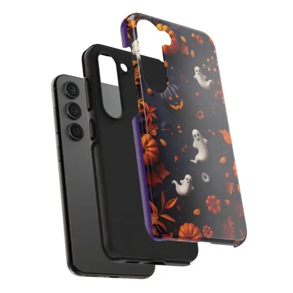 Spooky Harvest Autumn Halloween Skulls Tough Phone Cases for iPhone and Samsung - Image 114