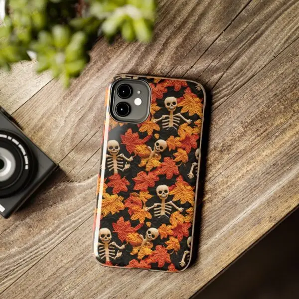 3D Autumn Skeleton Tough Phone Cases for iPhone and Samsung - Image 19