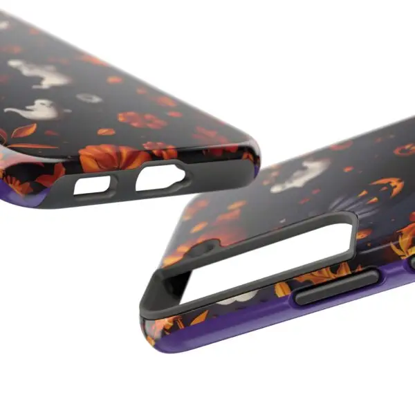 Spooky Harvest Autumn Halloween Skulls Tough Phone Cases for iPhone and Samsung - Image 118