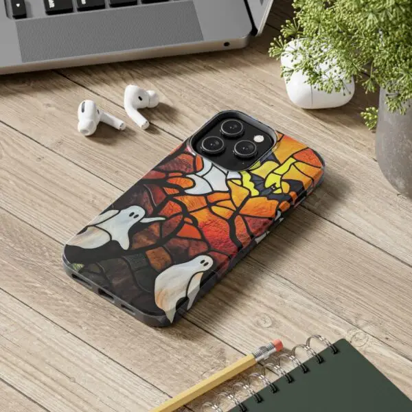 Spectral Stained Glass Halloween Tough Phone Case for iPhone and Samsung - Image 88