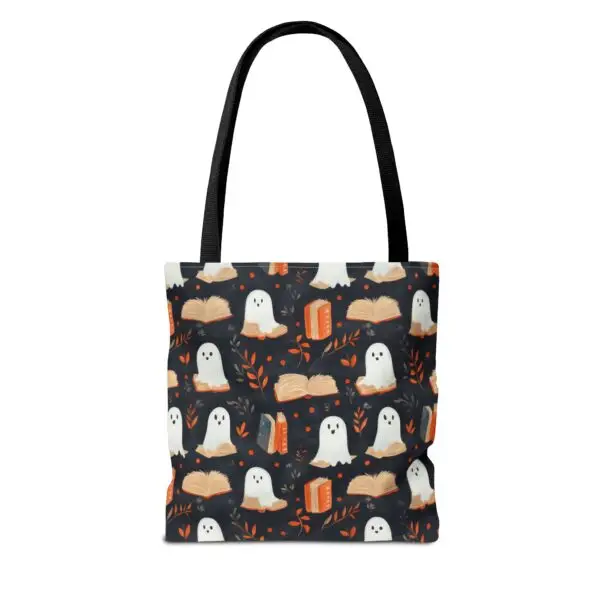 Haunted Library Halloween Librarian Tote Bag - Image 2