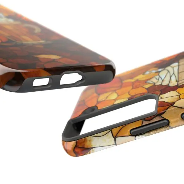 Stained Glass Pumpkin Spice Latte (PSL) Tough Phone Case for iPhone and Samsung - Image 118
