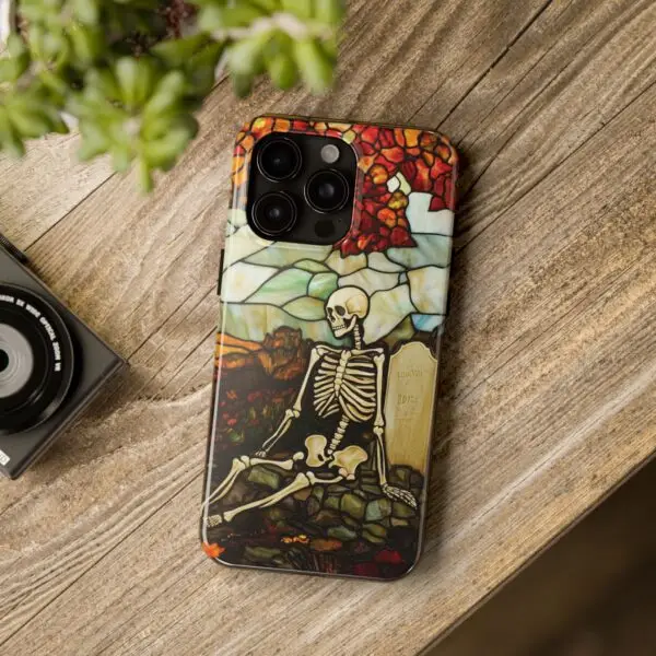 Autumn Graveyard Skeleton Tough Phone Cases for iPhone and Samsung - Image 105