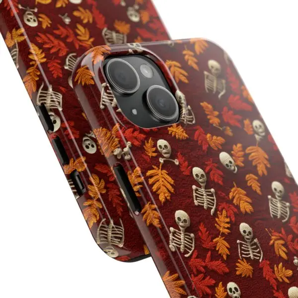 3D Orange Autumn Skeleton Tough Phone Cases for iPhone and Samsung - Image 96