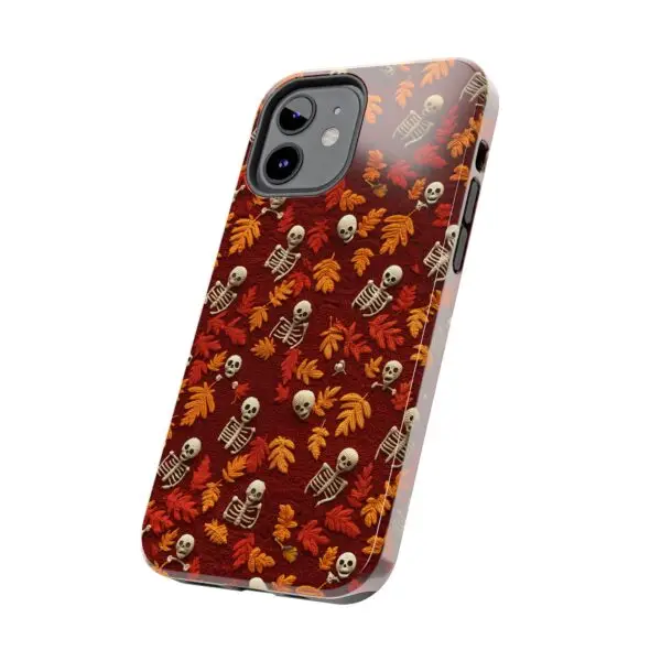 3D Orange Autumn Skeleton Tough Phone Cases for iPhone and Samsung - Image 38
