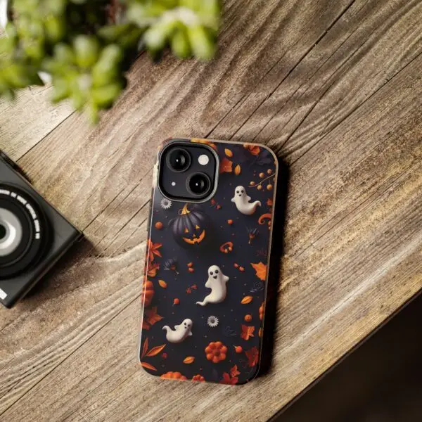 Spooky Harvest Autumn Halloween Skulls Tough Phone Cases for iPhone and Samsung - Image 70