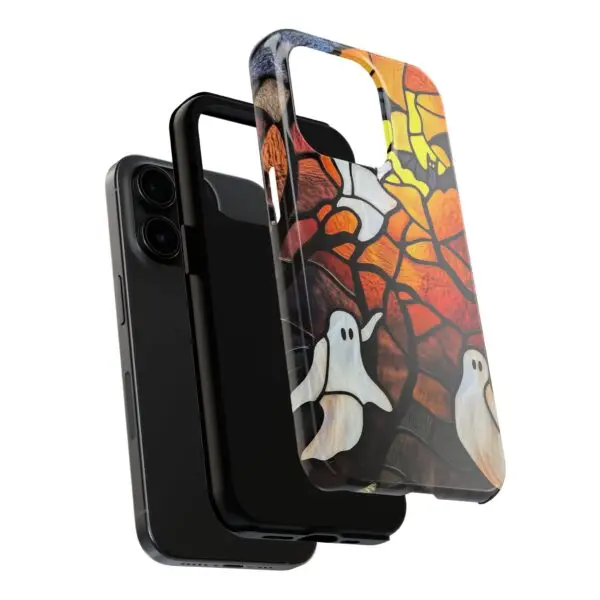 Spectral Stained Glass Halloween Tough Phone Case for iPhone and Samsung - Image 94