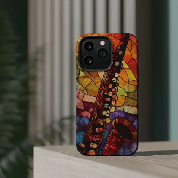 Symphonic Stained Glass Oboe Magnetic Tough Case for iPhone and Samsung - Image 74