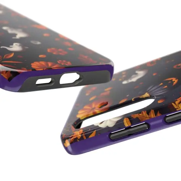 Spooky Harvest Autumn Halloween Skulls Tough Phone Cases for iPhone and Samsung - Image 108