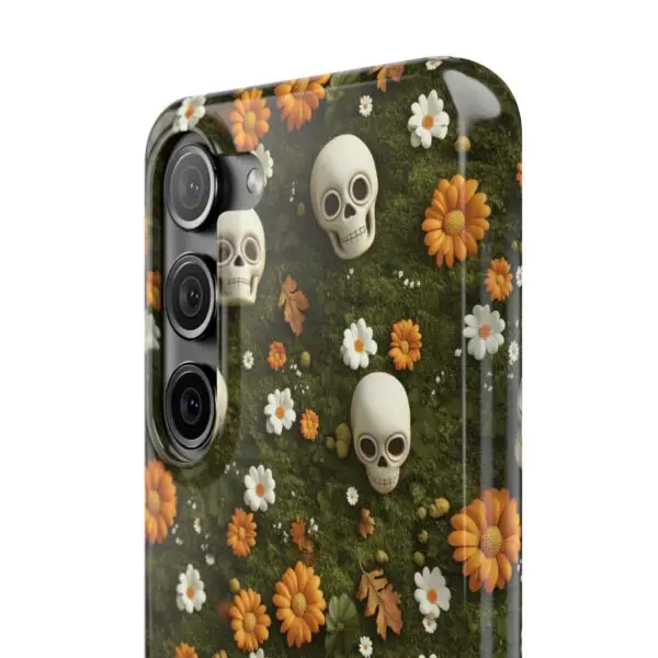 Autumn Requiem Mossy Autumn Skull Slim Phone Case for iPhone and Samsung - Image 44