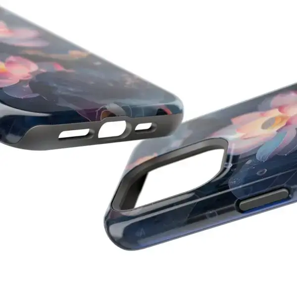 Dew-Kissed Lotus Magnetic Tough Case for iPhone and Samsung - Image 109