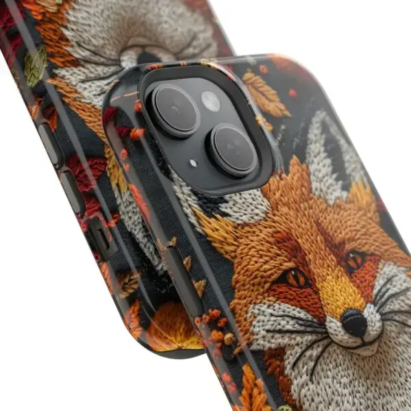 Autumn Whisper Fox Magnetic Tough Case for iPhone and Samsung - Image 3