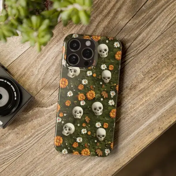 Autumn Requiem Mossy Autumn Skull Slim Phone Case for iPhone and Samsung - Image 20