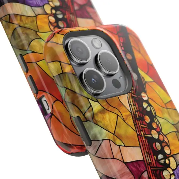 Symphonic Stained Glass Oboe Magnetic Tough Case for iPhone and Samsung - Image 93