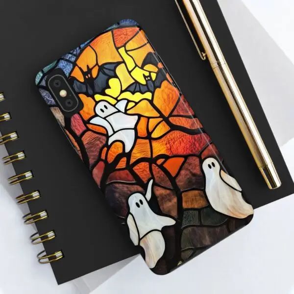 Spectral Stained Glass Halloween Tough Phone Case for iPhone and Samsung - Image 14