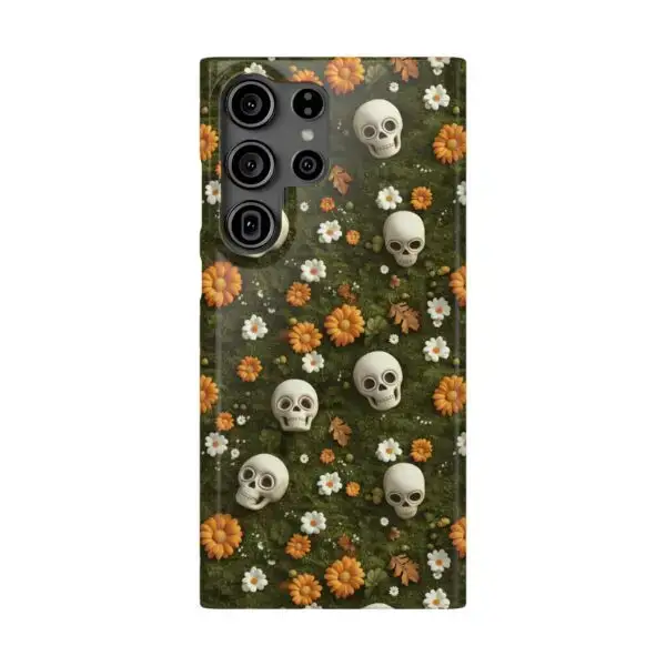 Autumn Requiem Mossy Autumn Skull Slim Phone Case for iPhone and Samsung - Image 52