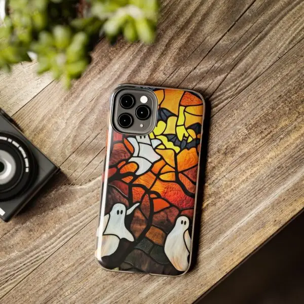 Spectral Stained Glass Halloween Tough Phone Case for iPhone and Samsung - Image 28