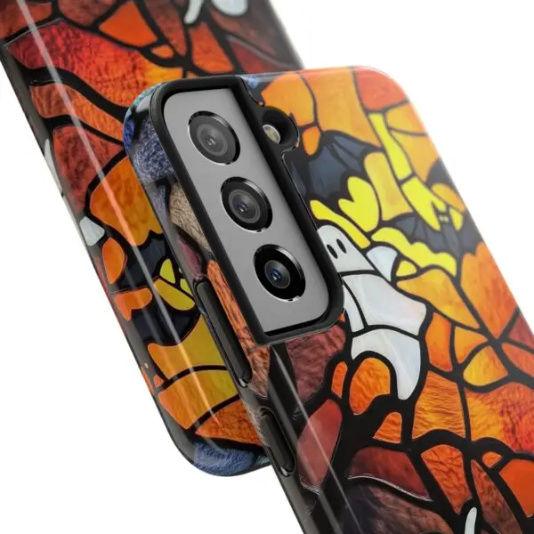 Spectral Stained Glass Halloween Tough Phone Case for iPhone and Samsung - Image 117