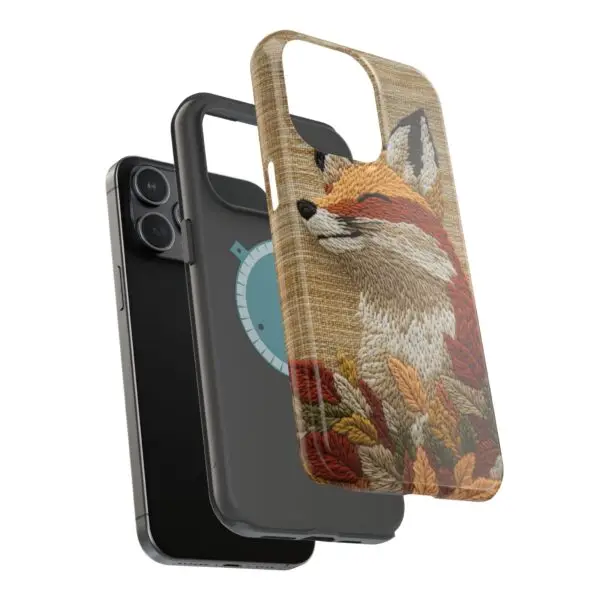 Autumn Whimsy Fox Magnetic Tough Case for iPhone and Samsung - Image 112