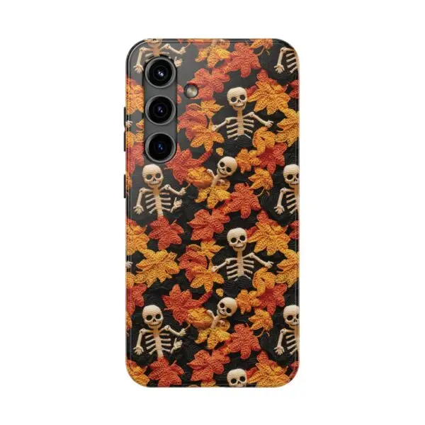3D Autumn Skeleton Tough Phone Cases for iPhone and Samsung - Image 107