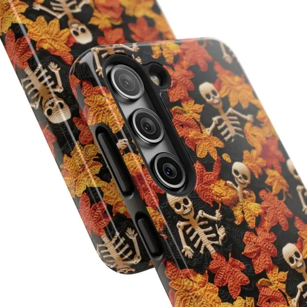 3D Autumn Skeleton Tough Phone Cases for iPhone and Samsung - Image 113