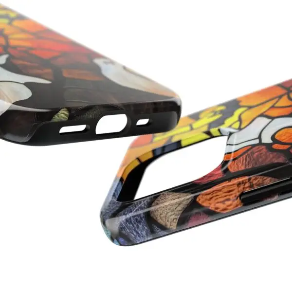 Spectral Stained Glass Halloween Tough Phone Case for iPhone and Samsung - Image 93