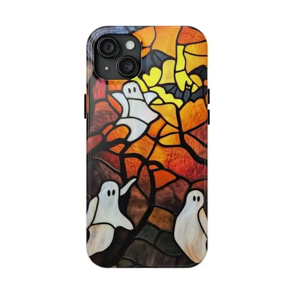 Spectral Stained Glass Halloween Tough Phone Case for iPhone and Samsung - Image 96