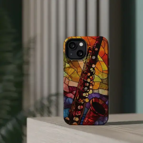 Symphonic Stained Glass Oboe Magnetic Tough Case for iPhone and Samsung - Image 59