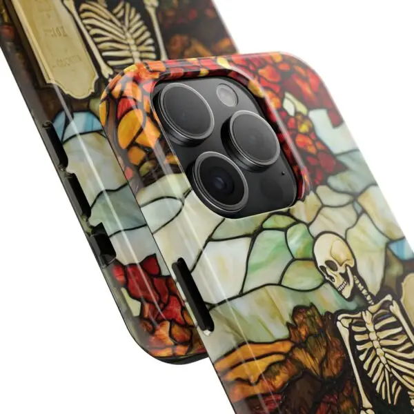 Autumn Graveyard Skeleton Tough Phone Cases for iPhone and Samsung - Image 92