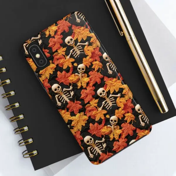 3D Autumn Skeleton Tough Phone Cases for iPhone and Samsung - Image 10