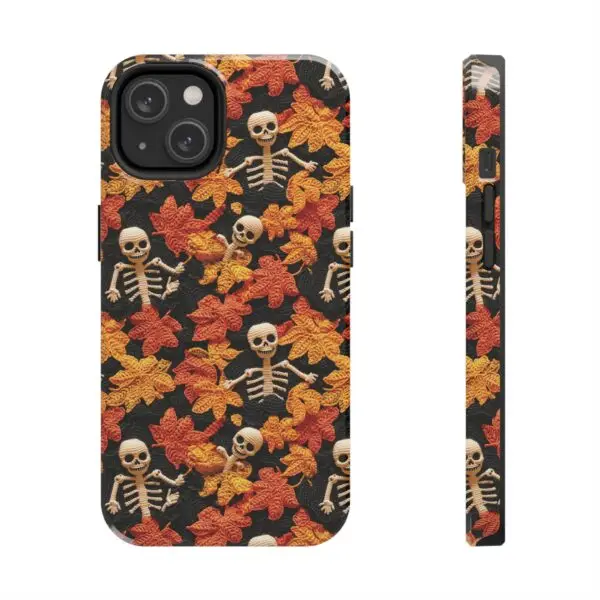 3D Autumn Skeleton Tough Phone Cases for iPhone and Samsung - Image 2