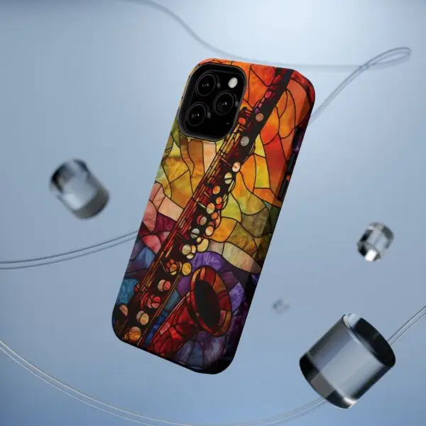 Symphonic Stained Glass Oboe Magnetic Tough Case for iPhone and Samsung - Image 85
