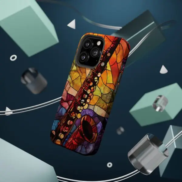 Symphonic Stained Glass Oboe Magnetic Tough Case for iPhone and Samsung - Image 68