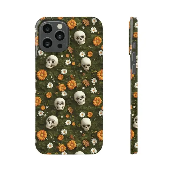 Autumn Requiem Mossy Autumn Skull Slim Phone Case for iPhone and Samsung - Image 34
