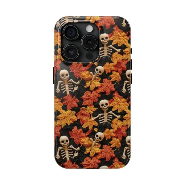 3D Autumn Skeleton Tough Phone Cases for iPhone and Samsung - Image 92