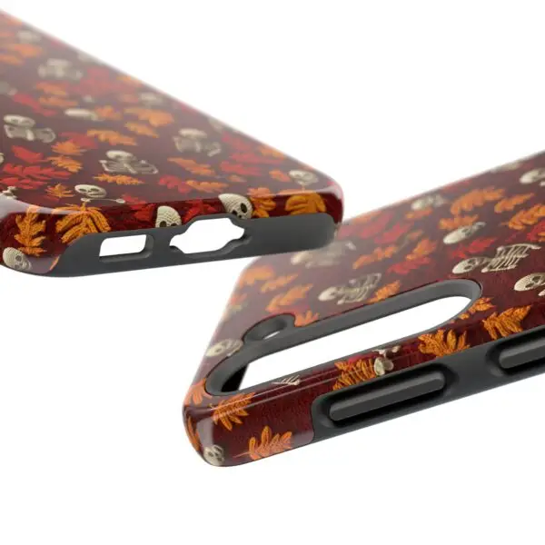 3D Orange Autumn Skeleton Tough Phone Cases for iPhone and Samsung - Image 113