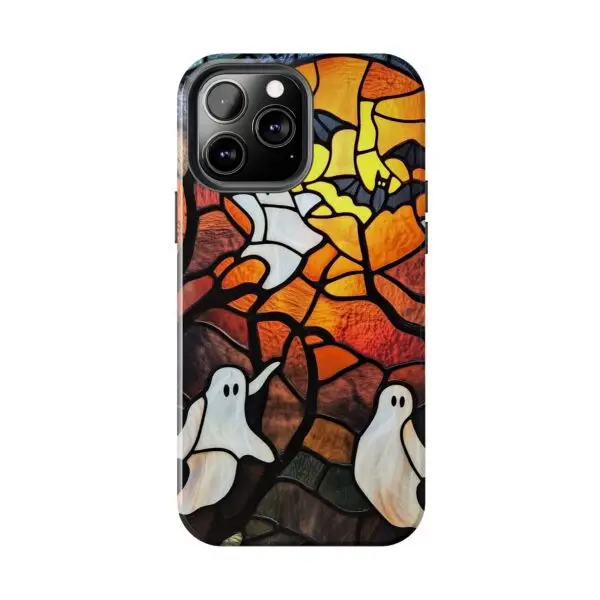 Spectral Stained Glass Halloween Tough Phone Case for iPhone and Samsung - Image 78