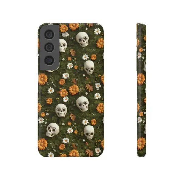 Autumn Requiem Mossy Autumn Skull Slim Phone Case for iPhone and Samsung - Image 57