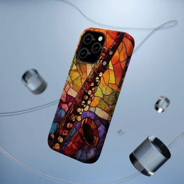 Symphonic Stained Glass Oboe Magnetic Tough Case for iPhone and Samsung - Image 40