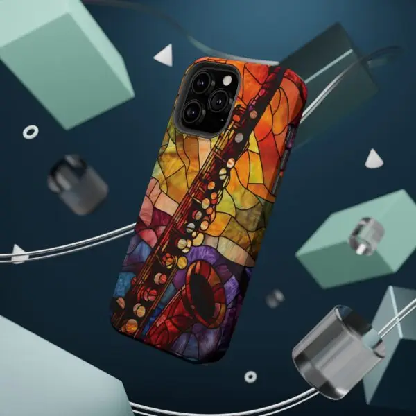 Symphonic Stained Glass Oboe Magnetic Tough Case for iPhone and Samsung - Image 83