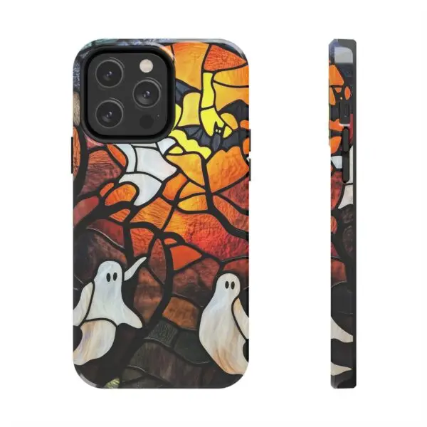 Spectral Stained Glass Halloween Tough Phone Case for iPhone and Samsung - Image 87